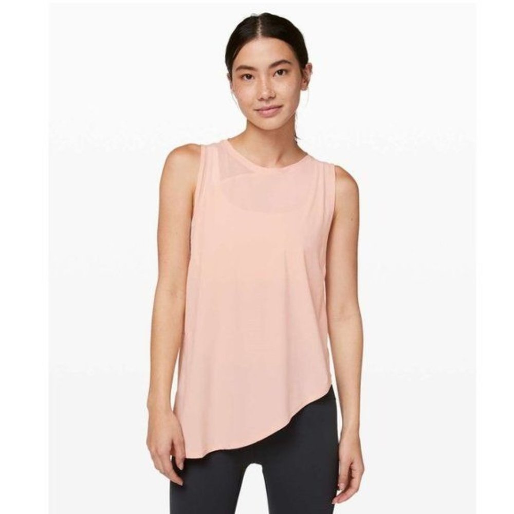 Lululemon Strength in Stance Tank in Butter Pink - 8